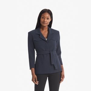 NWT MM LaFleur Emalis Jacket Nep Suiting Galaxy Blue 8
